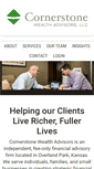Mobile Screenshot of cornerstone-wealth-advisors.com